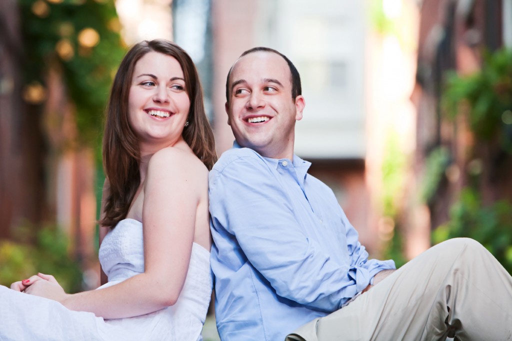 BOSTON WEDDING PHOTOGRAPHERS ENGAGEMENT SHOOT ACORN STREET BEACON HILL